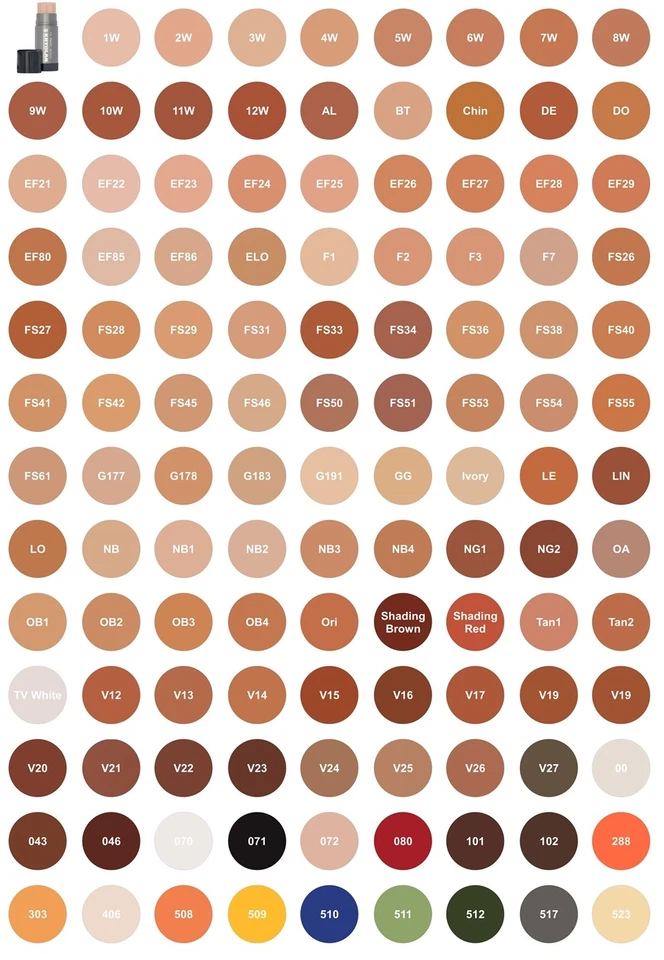 Genuine Kryolan TV Paint Stick - All colours - Free delivery - Multibuy option - Image 2 of 4