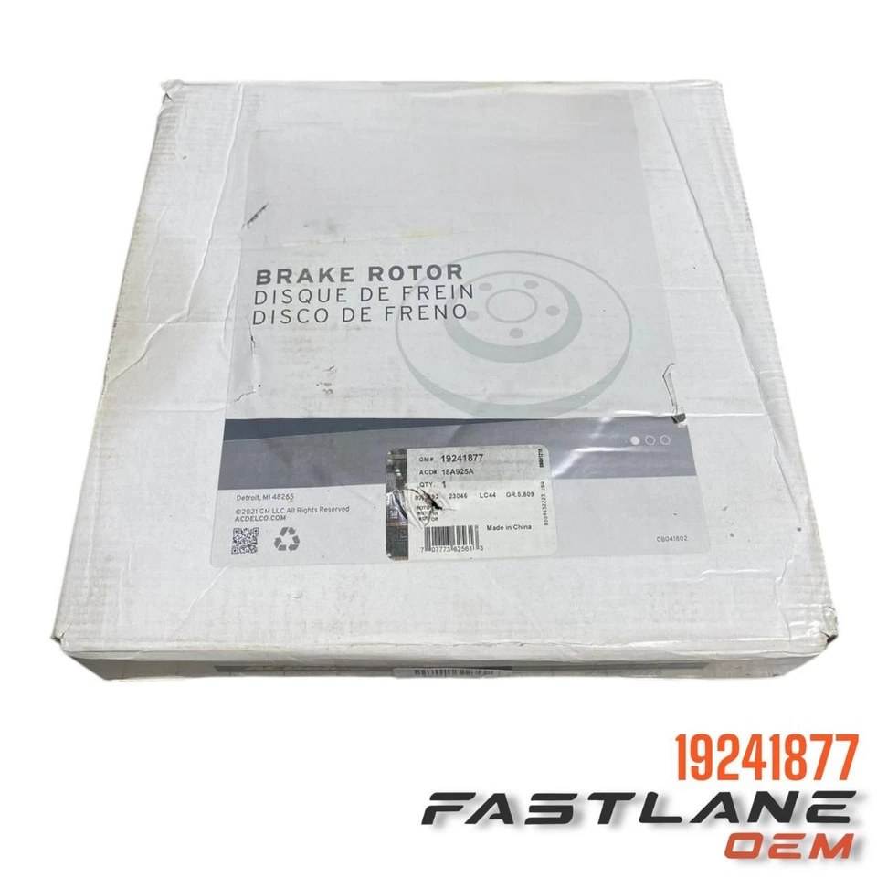 Chevrolet Express 1500 1999-2008 rotor de freno de disco delantero nuevo OEM 19241877 Foto 2 de 4