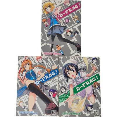 D-FRAG! Volumes 1-3 Manga English Set Bundle Tomoya Haruno Seven Seas