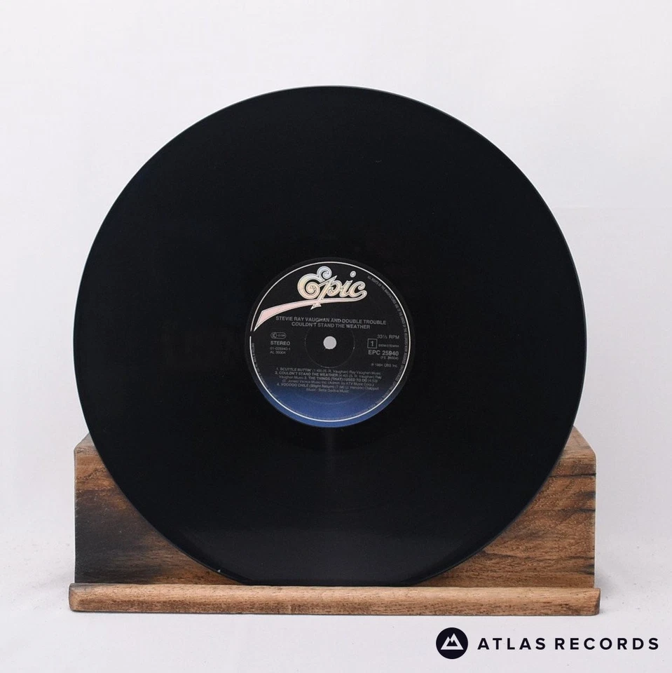 Stevie Ray Vaughan & Double Trouble Couldn't Stand The Weather LP Vinyl - EX/EX - Image 4 of 4