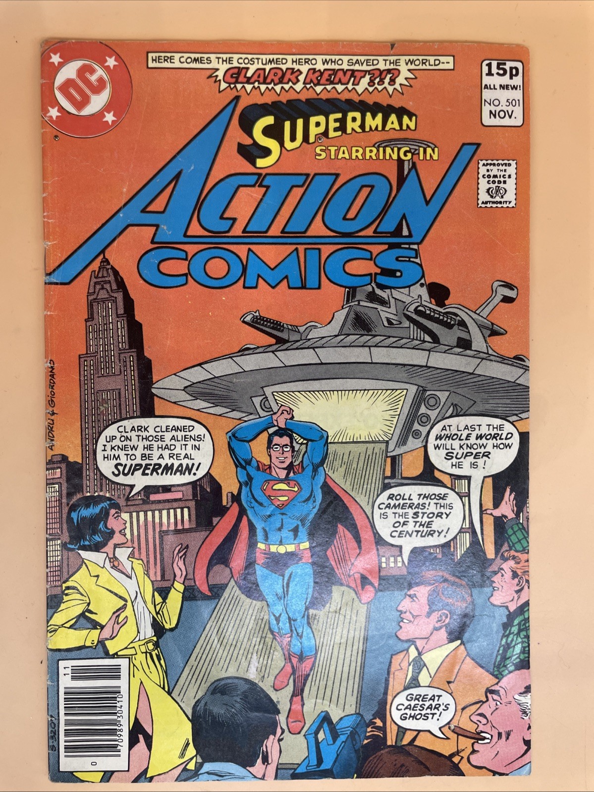 Action Comics #501 1979 DC Superman Bronze Age Vintage Comic Book Issue