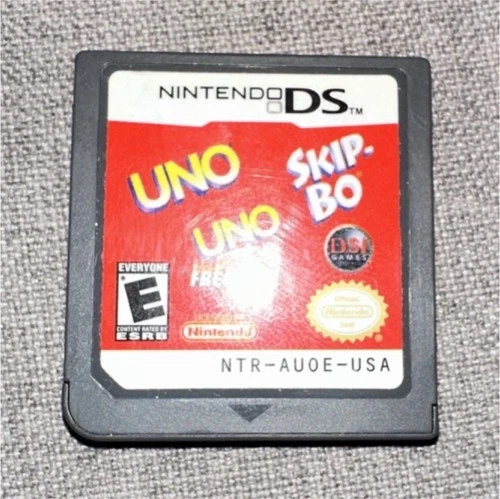 Nintendo Uno Skip-Bo Uno Freefall Nintendo DS Board Puzzle NTSC-U/C E-Everyone