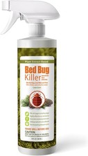 Natural Bed Bug Killer Spray 16oz Plant-Based Cedar Scent Dust Mite Flea Control