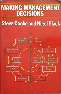 MAKING MANAGEMENTENTSCHEIDUNGEN COOKE - SLACK PRENTICE HALL PRESS 1984 \ BROSSURA