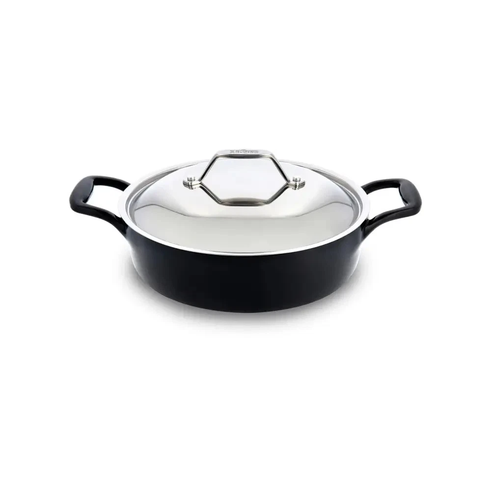 All-Clad Cast Iron 11-in Enameled Square Grill, Induction Compatible