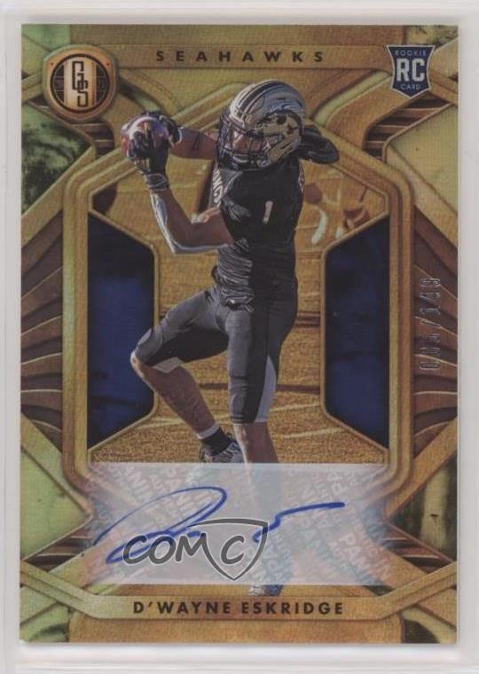 2021 Panini Gold Standard Rookies /149 D'Wayne Eskridge #126 Rookie Auto RC 9s2