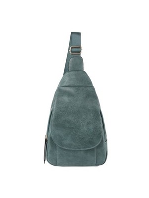 New Front Crossbody Sling Fashion Bag Hand Purse, DENIM BLUE, Free Ship