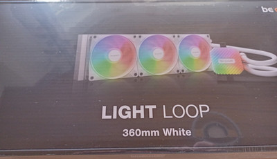 be quiet! Light Loop 360mm White Wasserkühlung 20mm PWM high-speed ARGB Lüfter