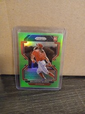 2022 Panini Prizm - Tier II Brandon Marsh #170 Lime Green Prizm /125 (RC)