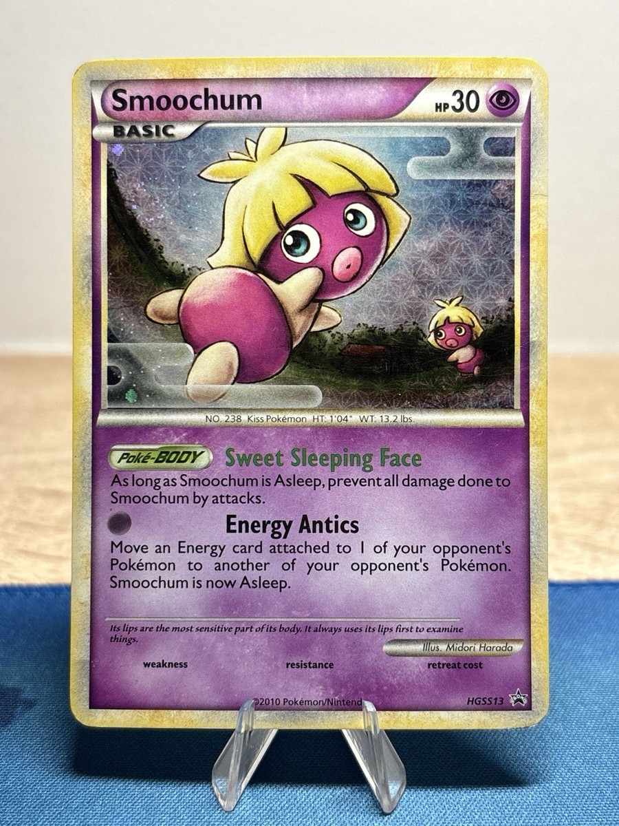 Smoochum HGSS13 Heartgold Soulsilver Pokemon Card Promo Holo Rare
