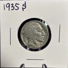 1935 (S) Indian Head Buffalo Nickel - Nice Coin - Tough To Find - Start At $1.99