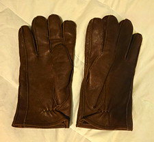 Gates Deerskin Leather Driving Gloves Men's L Brown Warm Unlined