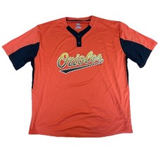 2015 Authentic Majestic Cool Base Baltimore Orioles Jersey Two Button Shirt 3XL