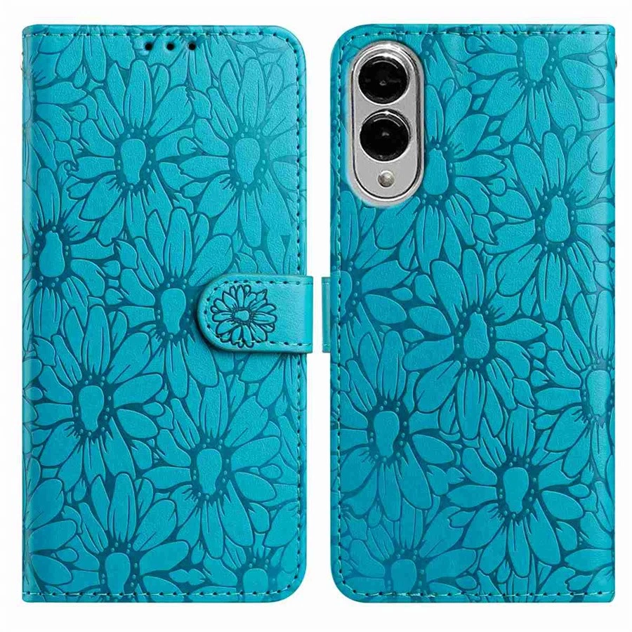 For ZTE Blade A53 Pro A34 A54 A33S Daisy Leather Wallet Case Phone Case Cover - Image 2 of 4