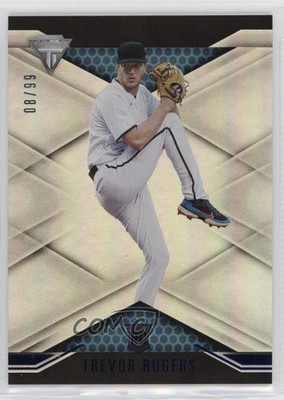 2021 Panini Chronicles Titanium Blue 8/99 Trevor Rogers #11 Rookie RC 0q0m
