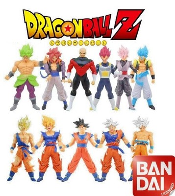 6+ PC Set Dragon Ball Z Action Figure 7 in Super Saiyan Goku Broly Vegeta