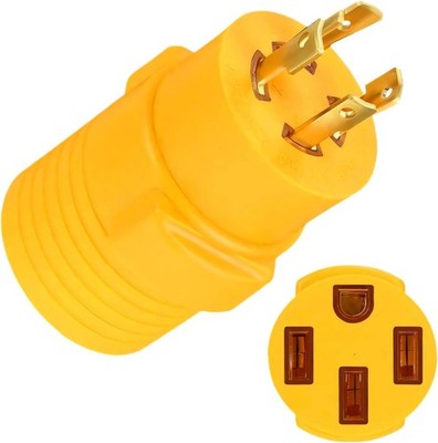 RV Generator Adapter L14-30P to 14-50R for Tesla EV Level 2 Charging Connector