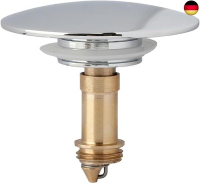 66 mm Waschbeckenstöpsel aus Messing, Push-Pop-Up-Stopfen, für Badezimmer, K