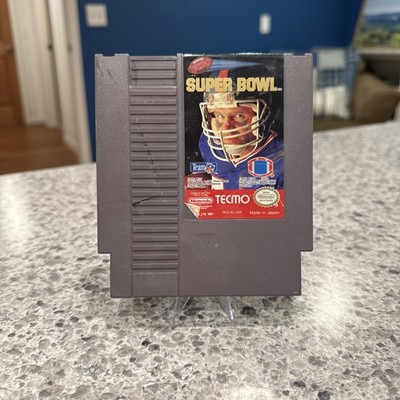 Super Bowl Nintendo NES Tecmo Game Cartridge ONLY - Cracked Case NOT TESTED