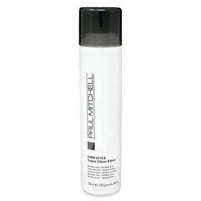 Paul Mitchell Super Clean Extra Finishing Spray  9.5oz max hold finishing spray