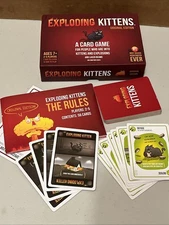 EXPLODING KITTENS Card Game Original Edition ~ Ages 7+ For 2-5 Players ~COMPLETE