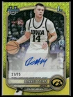 2025-26 Bowman Bennett Stirtz Chrome Prospect Autographs Yellow Refractor #/75