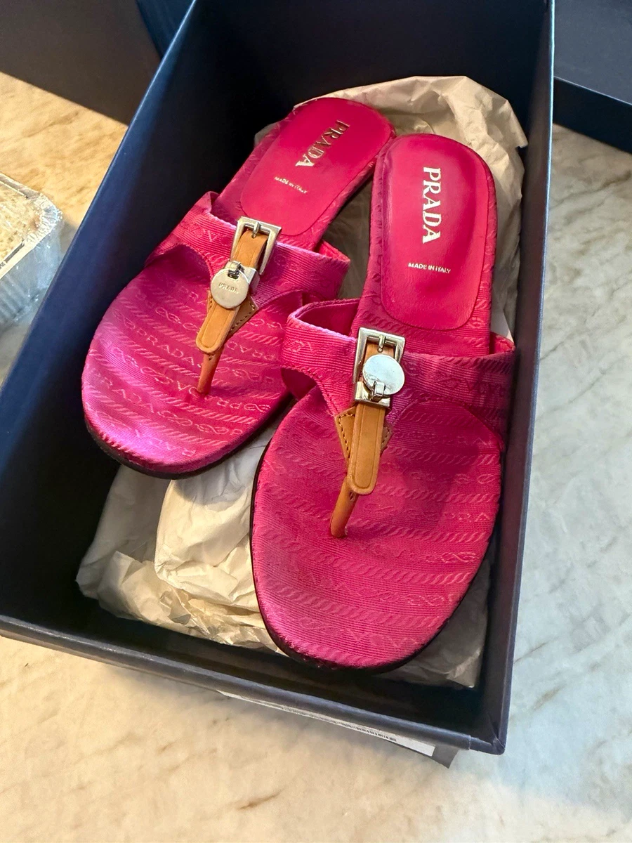 PRADA Wedge Thong Sandals for Women for sale | eBay