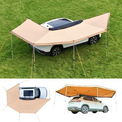 VEVOR 270 Degree Awning 133 sq.ft Waterproof UV50+ Passenger Side Vehicle Awning