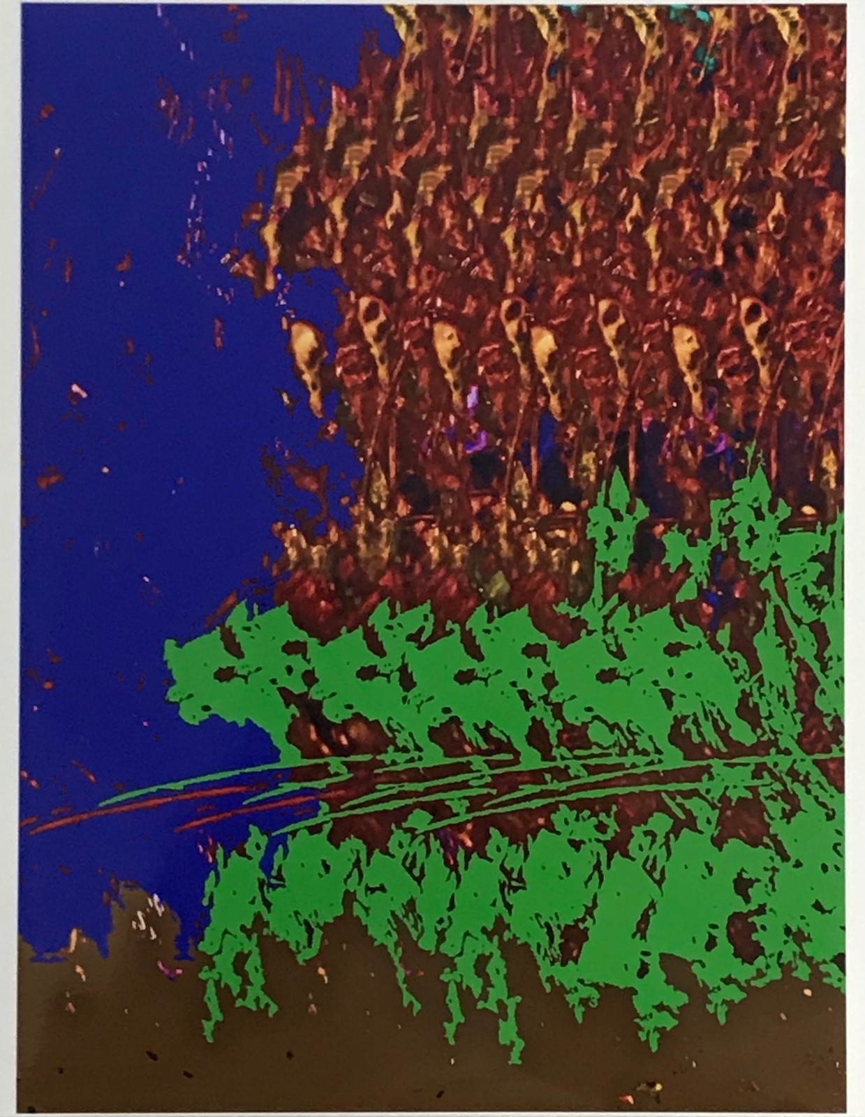 Photo originale Abstraction 10 par Jean Claude Chastaing, tirage argentique 40x50 cm
