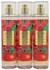 Bath & Body Works LOT of 3 Bottles Off The Vine Fine Fragrance Mist Spray 8 oz