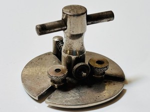 Antique The Peerless Patent Bezel Cutter O.W. Bullock & Co. No. 849 Nickel Plate