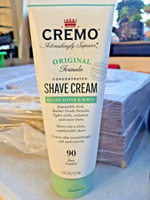 Cremo Shave Cream - 6 fl oz 177 ml - Silver Water and Birch 90 Day Supply