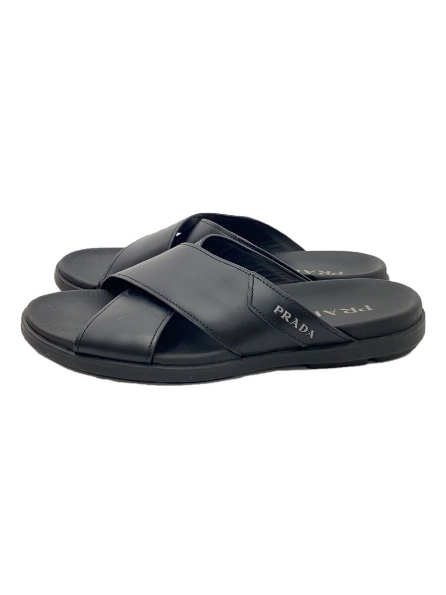 PRADA Men's Sandals, Size 8, US 9, Black thumbnail 22