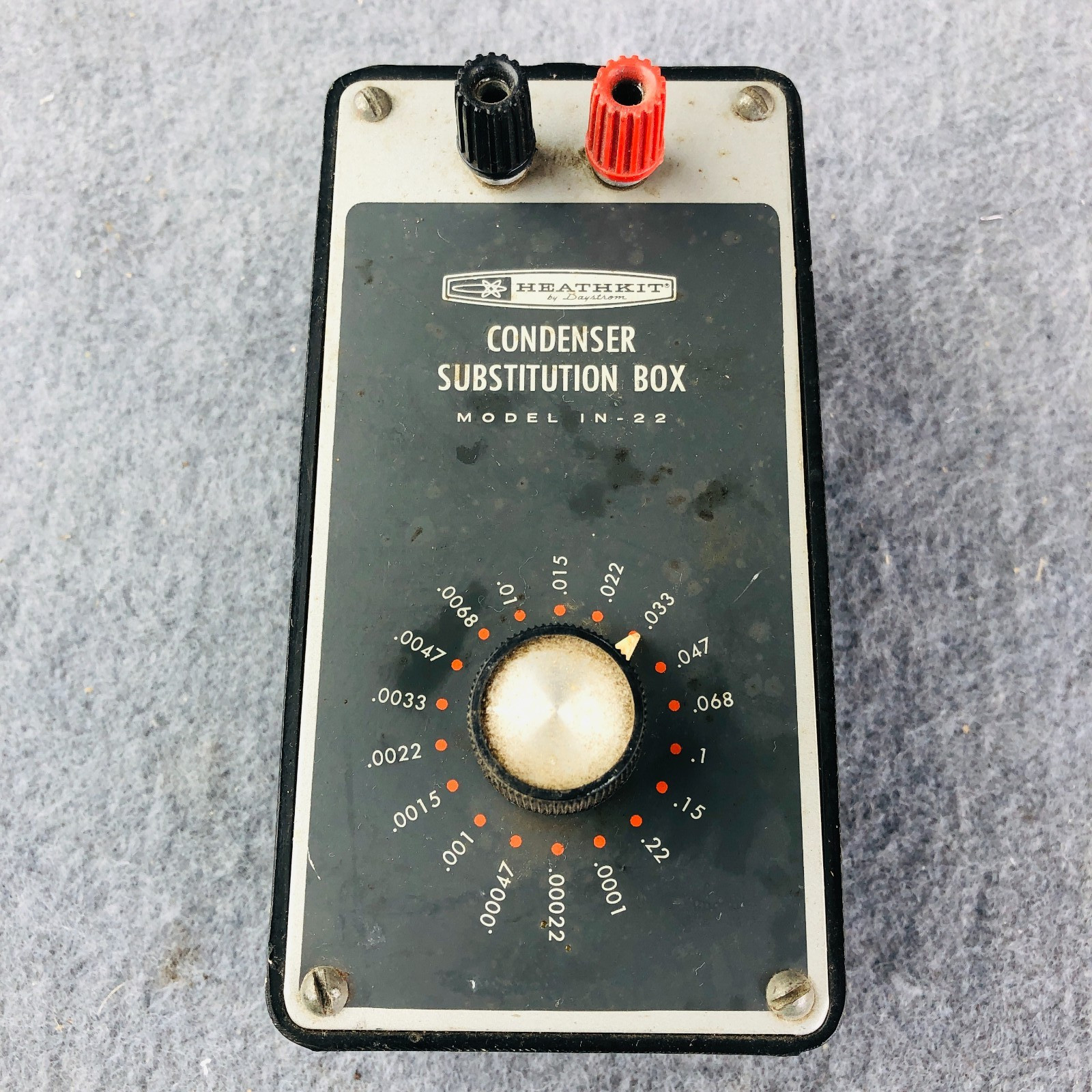Vintage 1960s Heathkit Condenser Substitution Box ~ Model IN-22