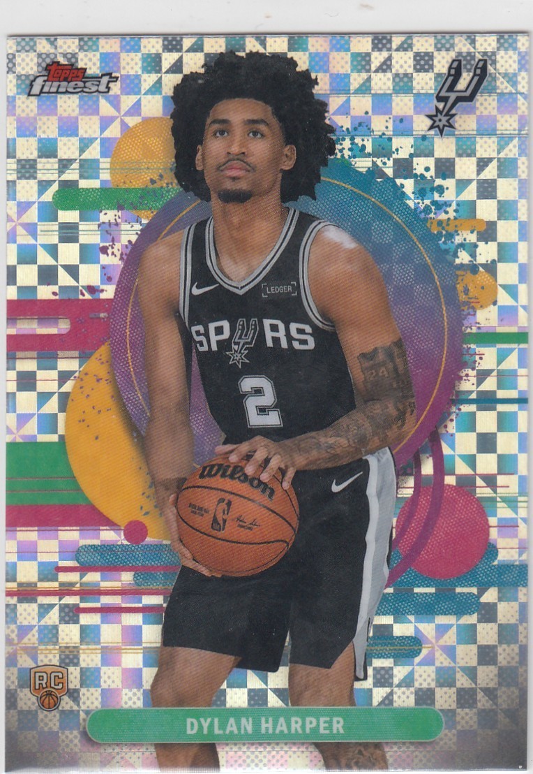 2025-26 Finest Dylan Harper X-Fractor Uncommon #102 San Antonio Spurs ZU