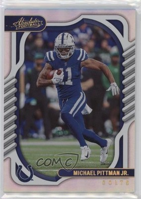 2022 Panini Absolute Spectrum Michael Pittman Jr #30 11h3