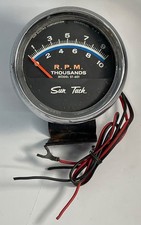 Vintage Sun Tachometer 10000 Rpm St-601 12 V 8 Cyl Muscle Car Tach Hot Rat Rod Vintage Sun Tachometer 10000 Rpm St-601 12 V 8 Cyl Muscle Car Tach Hot Rat Rod