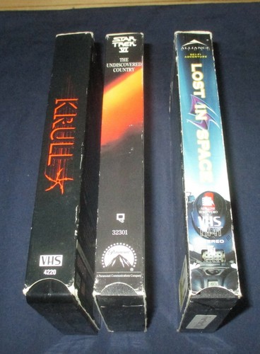 Sci-Fi 3-Movie Bundle - Star Trek IV, Lost in Space, & Krull (VHS, 1980-90s) - Picture 4 of 6