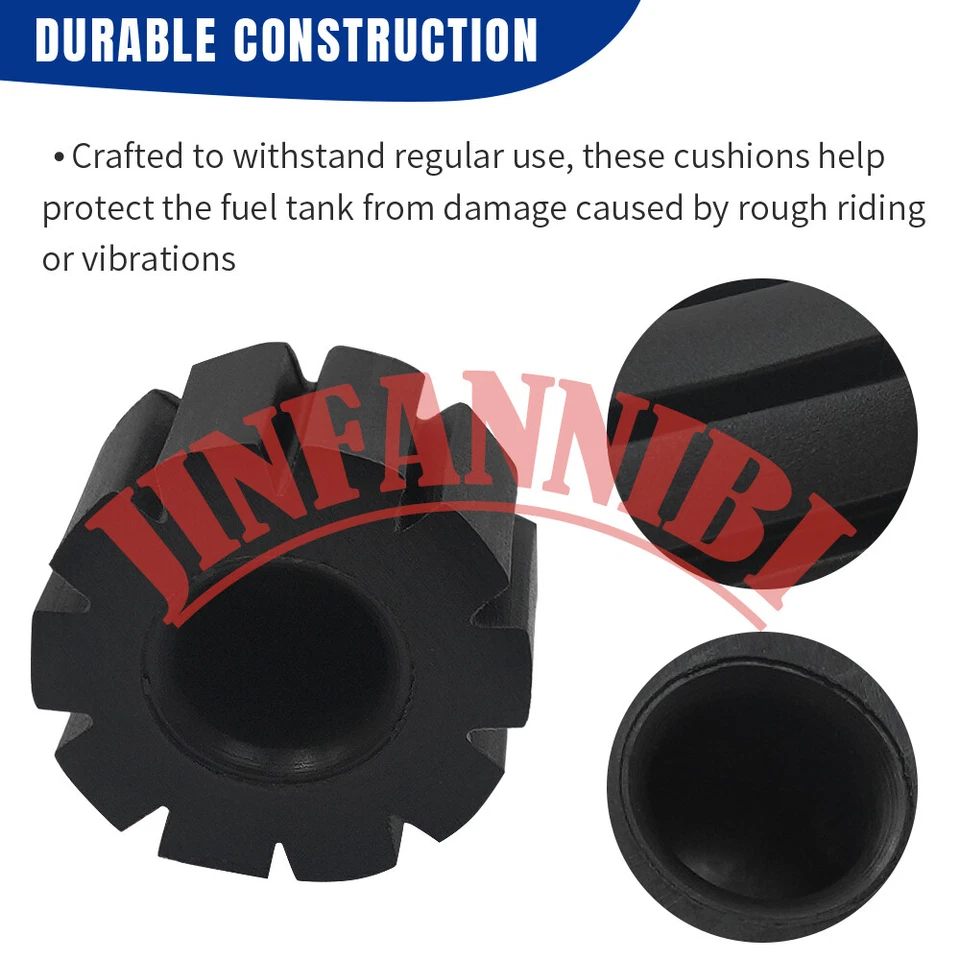 Pair Fuel Tank Rubber Cushions for Honda ATC200X ATC250R ATC350X #17611-HA5-000 Foto 4 de 4