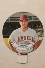 Mike Trout 2021 Topps Heritage 1972 Topps Candy Lid 