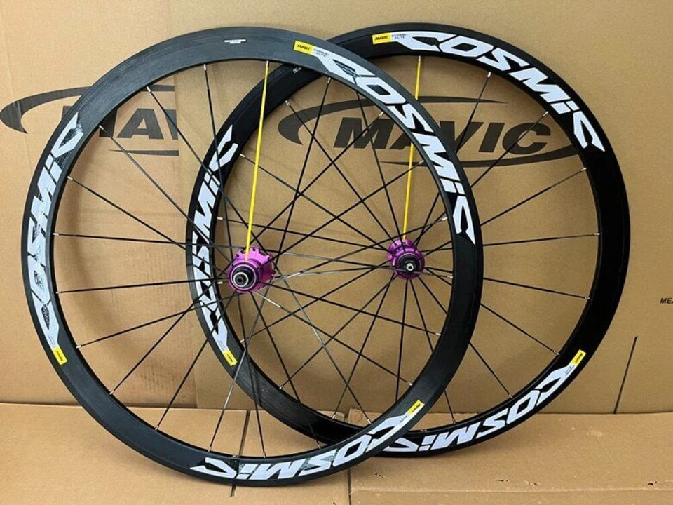 50MM Road Wheelset 700C Pack V/C Lap Brake Straight Pull Bike Wheel Cosmic Elite - Image 2 of 4