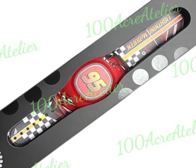 Disney Parks Pixar Cars Classic Lightning McQueen Red MagicBand+ Plus NEW