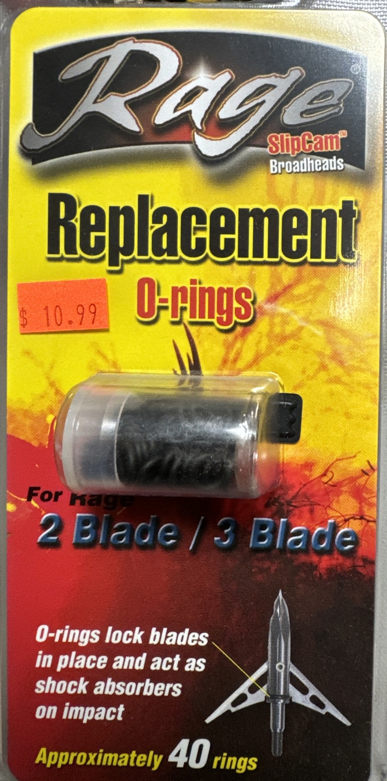 40 PK NEW RAGE SLIP CAM BROADHEAD REPLACEMENT O RINGS 2/3 BLADE | eBay
