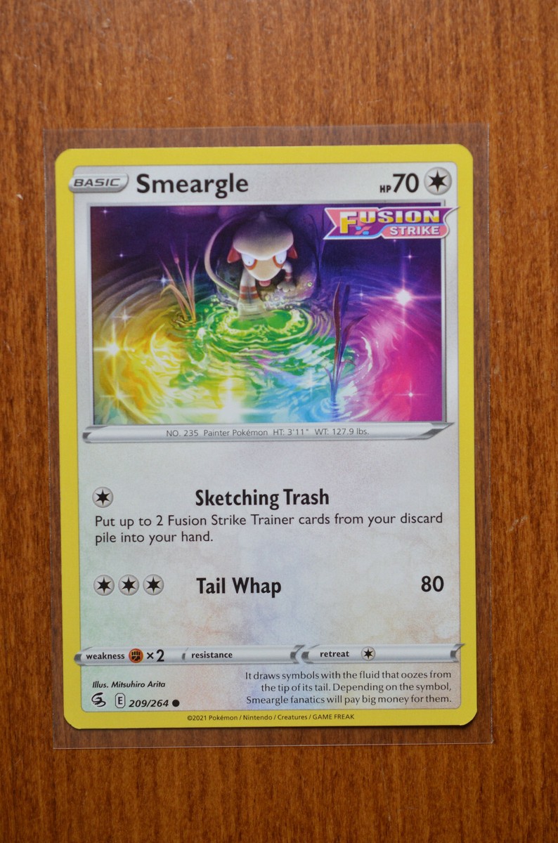 Pokmon TCG Smeargle Fusion Strike 209/264 Regular Common NM/M