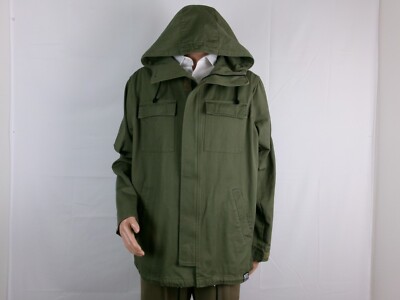H&M Divided Front Zip Long Sleeve Jacket          SIZE: L        GREEN