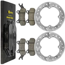 Front or Rear Brake Disc Rotor w/ Brake Pads for Can-Am Maverick X3 Max R 18-19