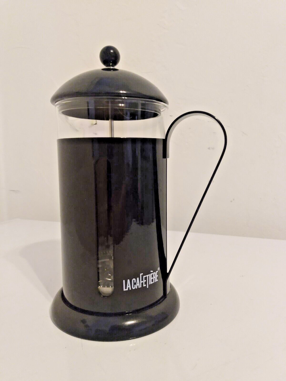 La Cafetiere Made Out Of Stainless Steal And Glass