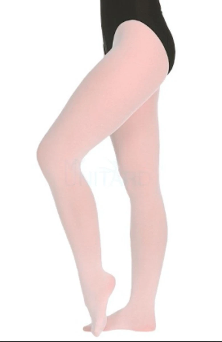 Capezio N14 Ballet Pink Women's Large Hold & Stretch Footed Tights