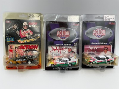 3 - John Force 1:64 NHRA Action Diecast Funny Cars - New in Package - Elvis