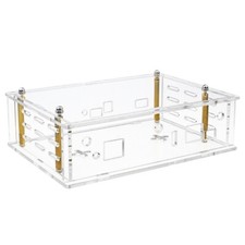 Acrylic Case For Banana Pi OpenWrtOne Board Offering Secure Mounting Easy Access